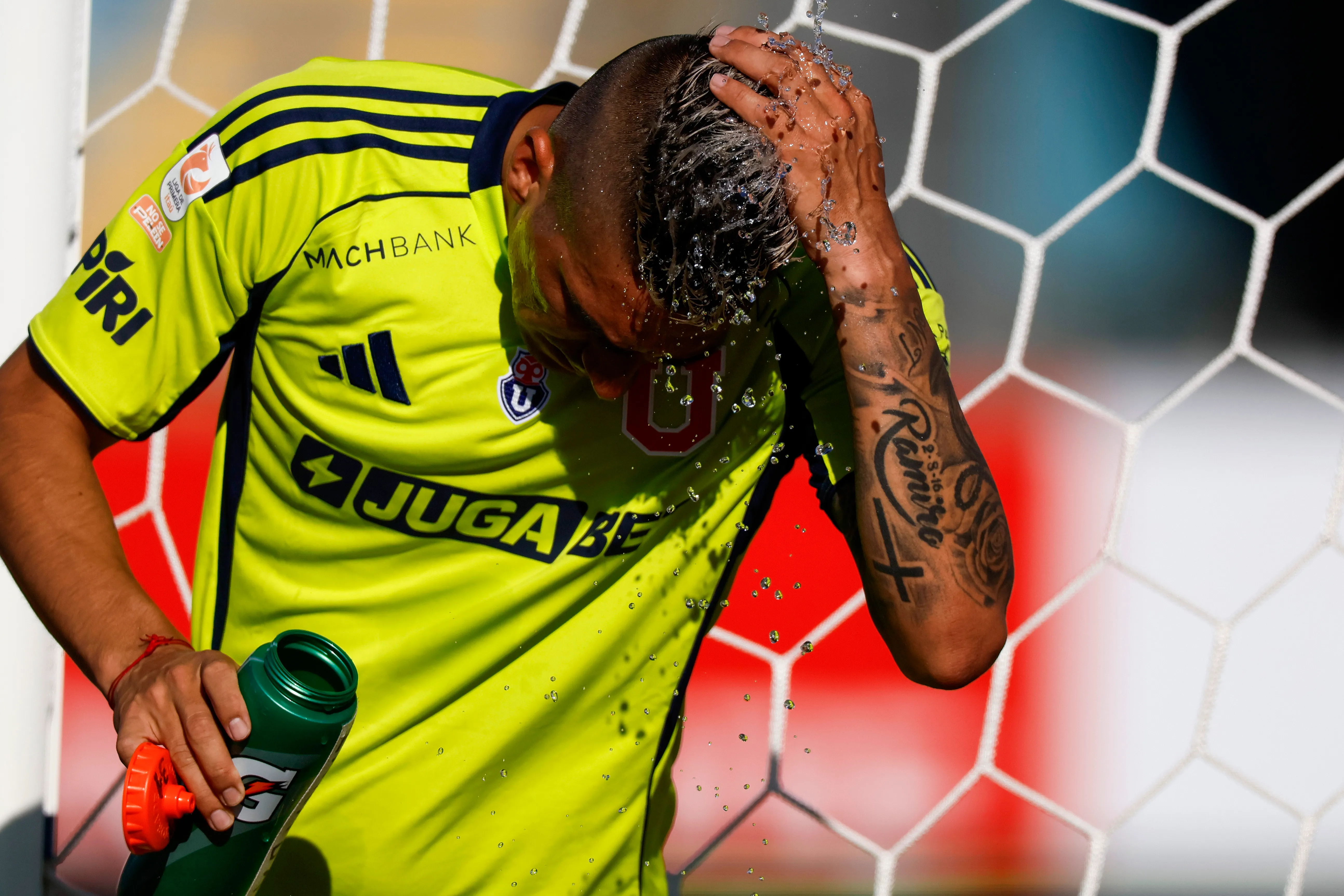 Leandro Fernández se fue de la U con 33 goles anotados. (Andres Pina/Photosport)-