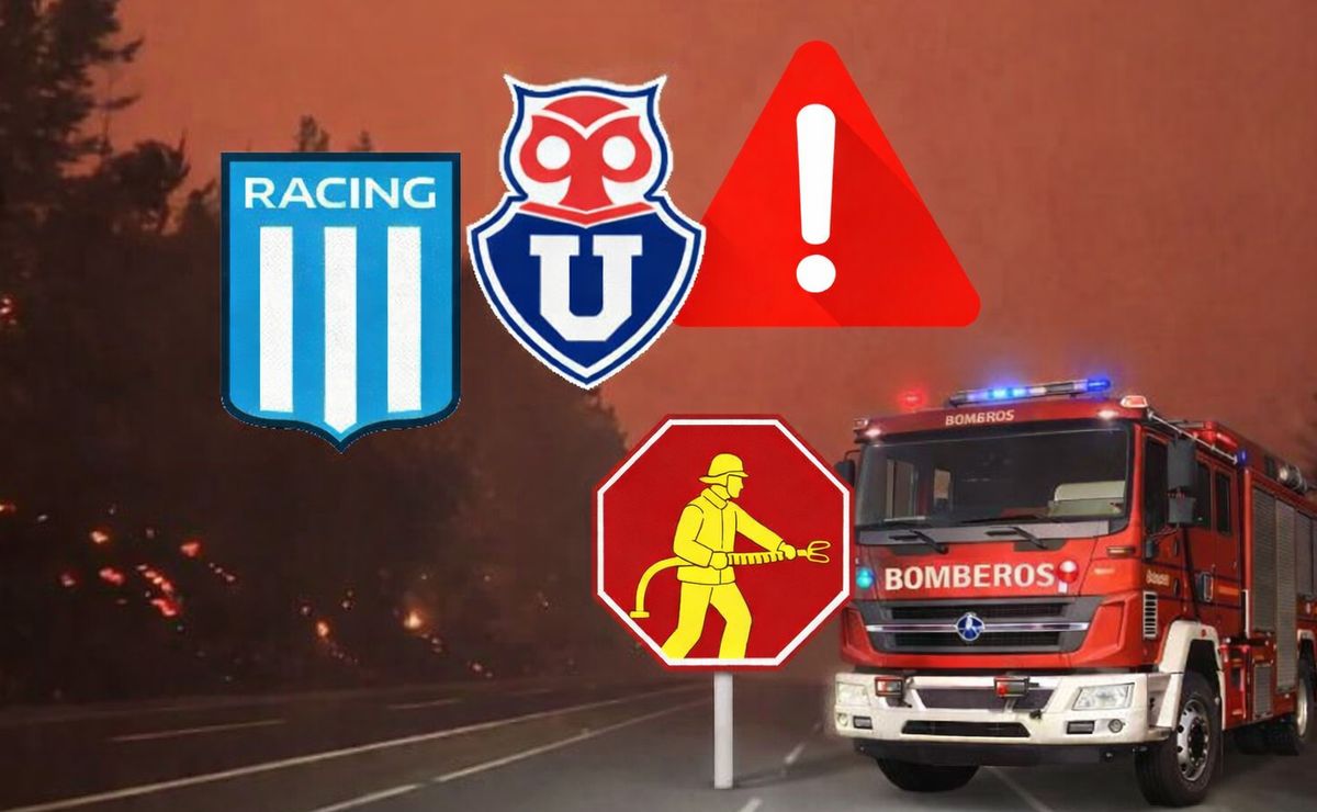 Los incendios forestales que tienen a Concepción con alerta roja dejan en vilo el amistoso de la U de Chile vs Racing