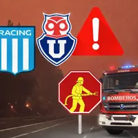 Incendios forestales dejan en suspenso el amistoso de la U vs Racing