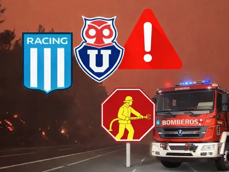 Incendios forestales dejan en suspenso el amistoso de la U vs Racing