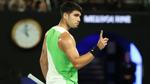 Carlos Alcaraz tuvo un tranquilo debut en Australia. 
