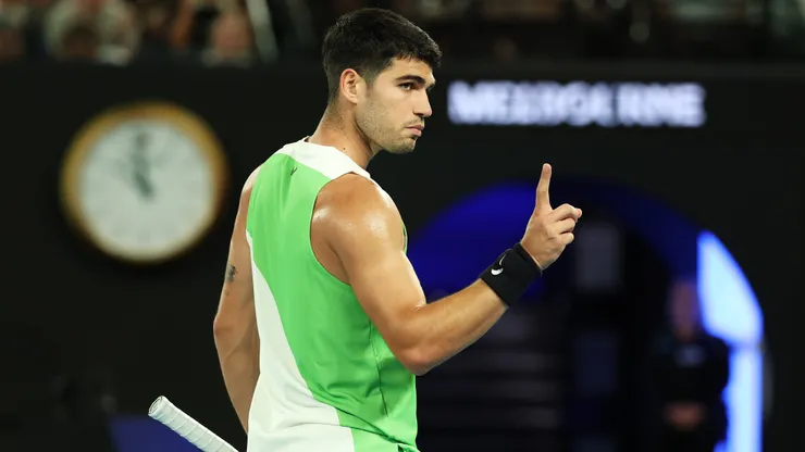 Carlos Alcaraz tuvo un tranquilo debut en Australia.