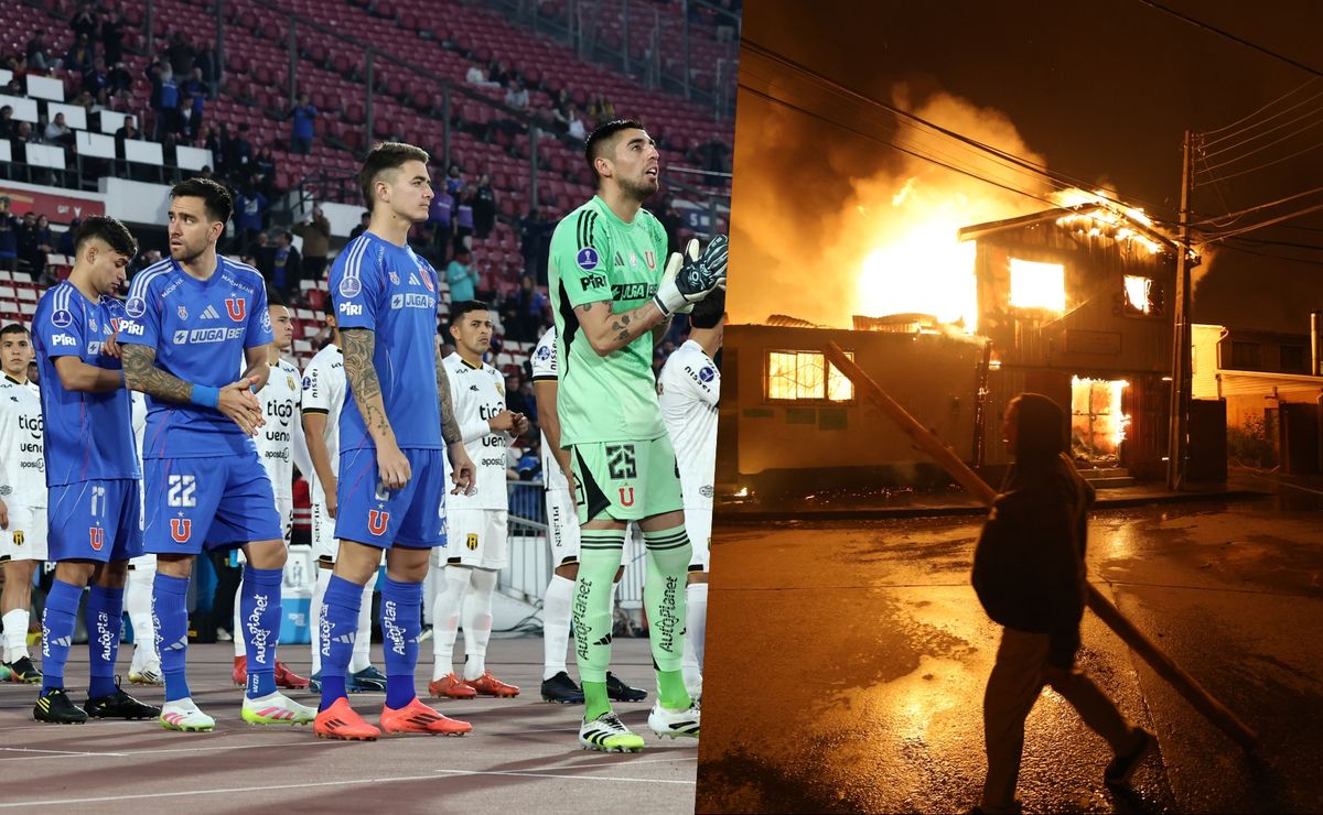 Terrible: El segundo jugador de U de Chile que perdió su casa por los incendios en Concepción