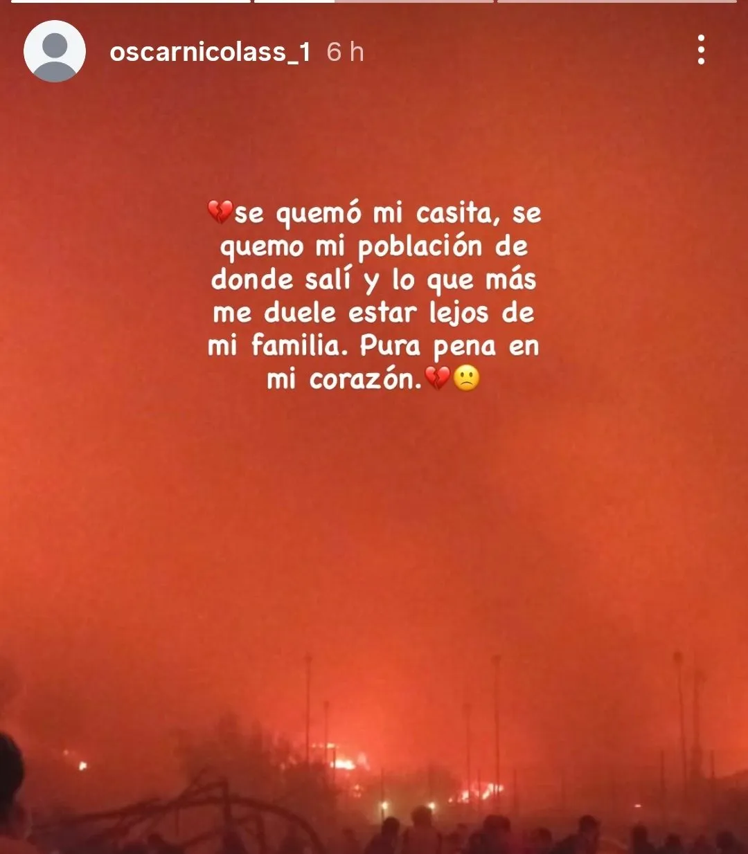 La historia que el joven portero de Universidad de Chile subió a sus historias. | Foto: Captura.