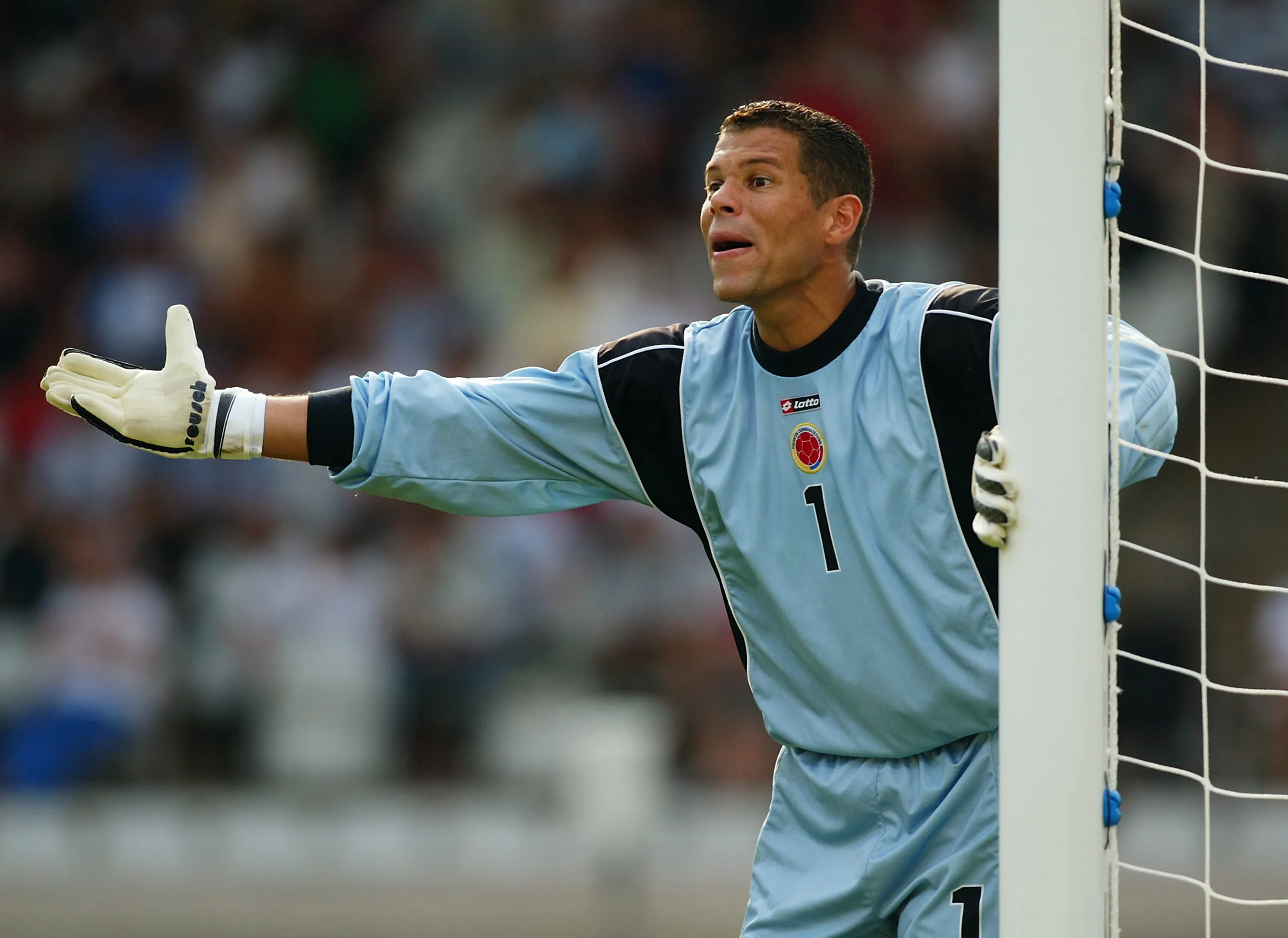 Óscar Córdoba en acción por la selección colombiana. (Ben Radford/Getty Images).
