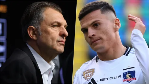 Aníbal Mosa y Lucas Cepeda tuvieron una reunión en Colo Colo.
