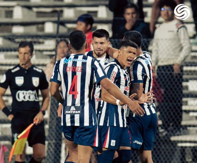 Gianfranco Chávez corre a festejar junto a Alianza Lima. (Foto: Alianza Lima).