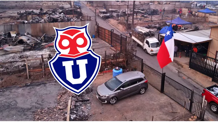 Uno de los jugadores de la U perdió su casa en los incendios de Concepción.