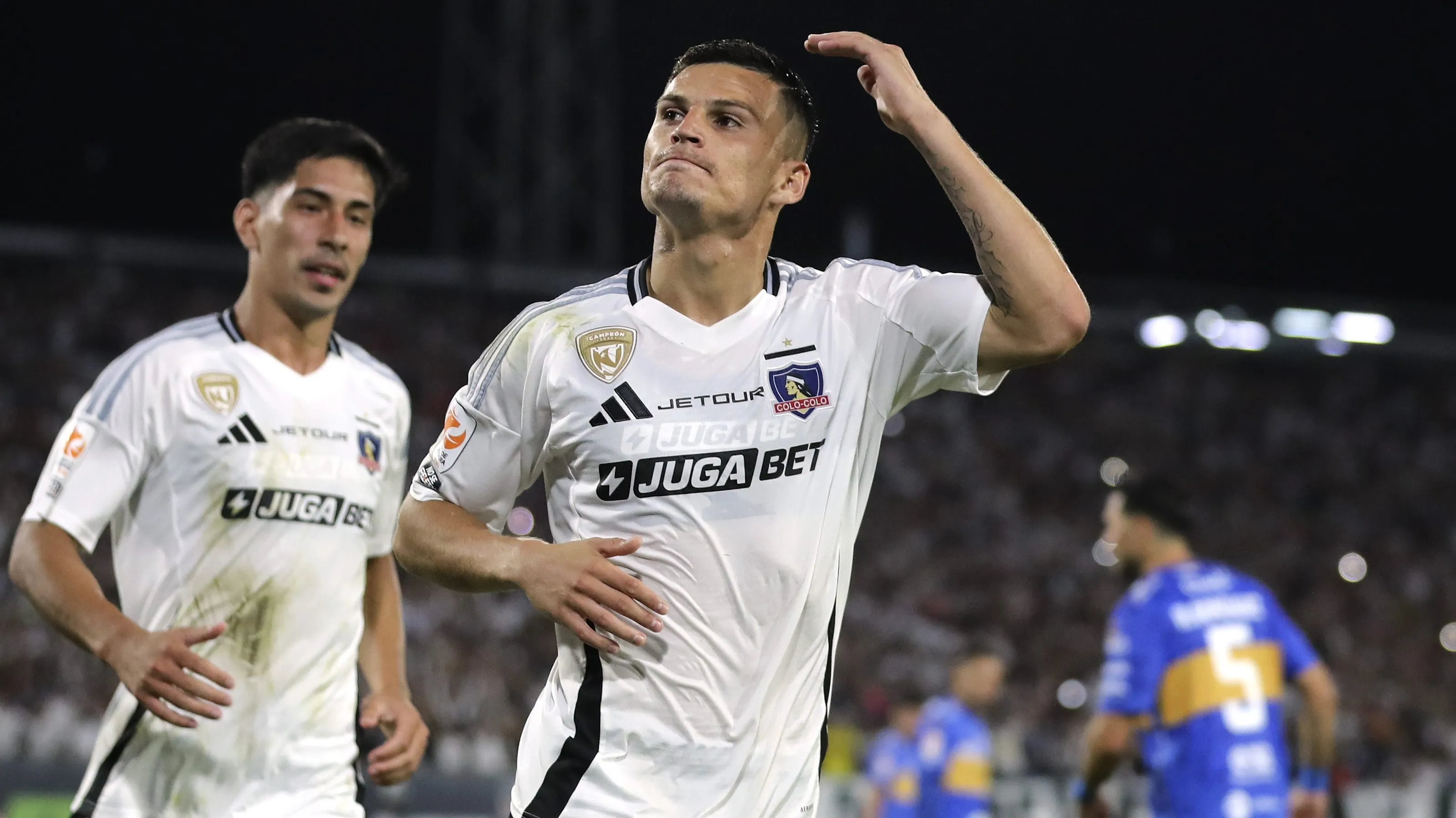 Lucas Cepeda se comienza a despedir de Colo Colo. Foto: Photosport.