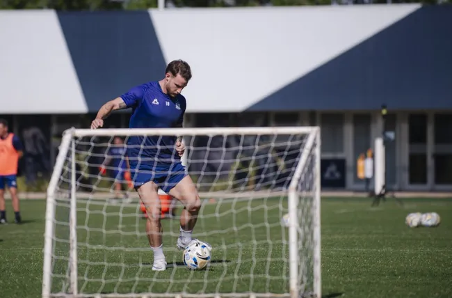 Bruno Barticciotto en una de las prácticas de la T cordobesa.