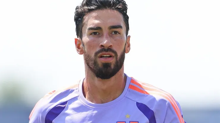 Juan Martín Lucero tuvo su primer entrenamiento en la U.