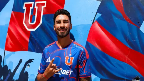 Juan Martín Lucero fue presentado como refuerzo de la U.
