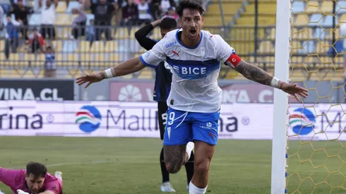 Fernando Zampedri le marcó un doblete a Huachipato.
