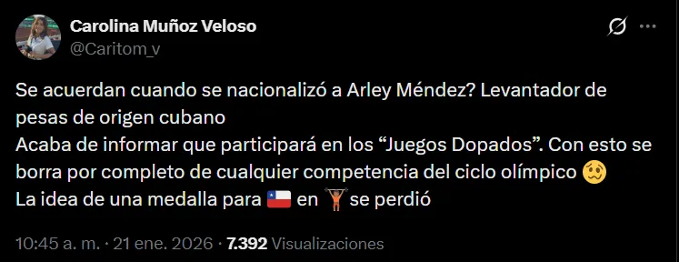 (Foto: Captura de X)