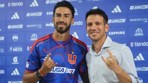 Juan Martín Lucero junto a Manuel Mayo.
