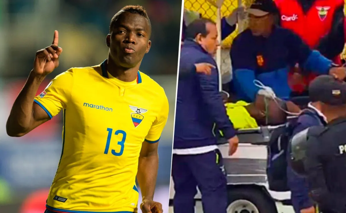 Enner Valencia narra escape de la policía en partido contra Chile Enner Valencia narra escape de la policía en partido contra Chile