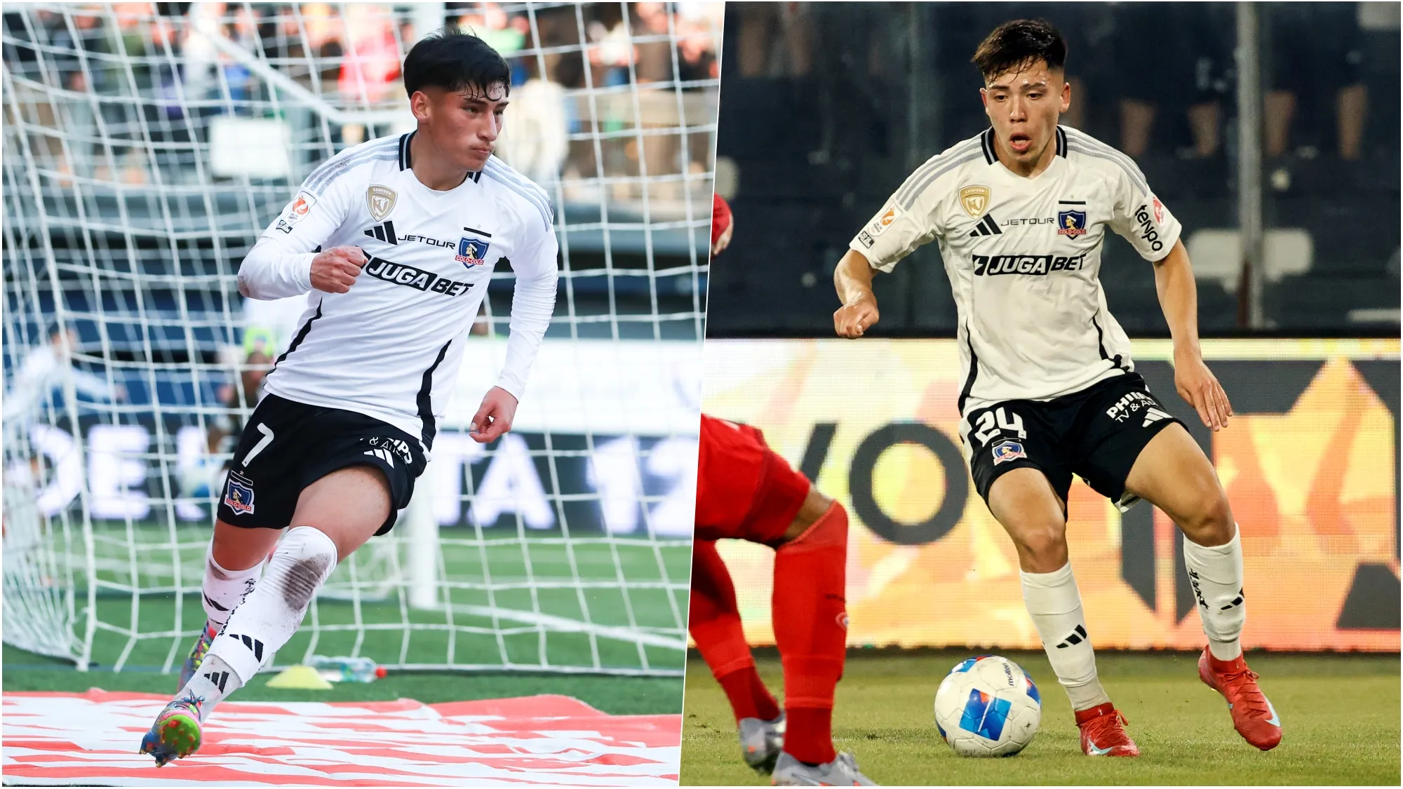 Francisco Marchant y Leandro Hernández tendrán una prueba de fuego en Colo Colo para quedarse con el lugar de Lucas Cepeda. Foto: Photosport.