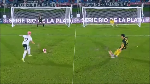 Colo Colo y Peñarol tuvieron una tanda de penales pocas veces vista.