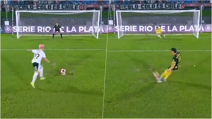 Colo Colo y Peñarol tuvieron una tanda de penales pocas veces vista.