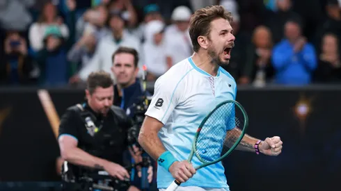 Stan Wawrinka celebró con todo su triunfo en Australia.