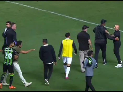 Le dicen "baixinho" a Sampaoli y casi se va a las manos en Brasil