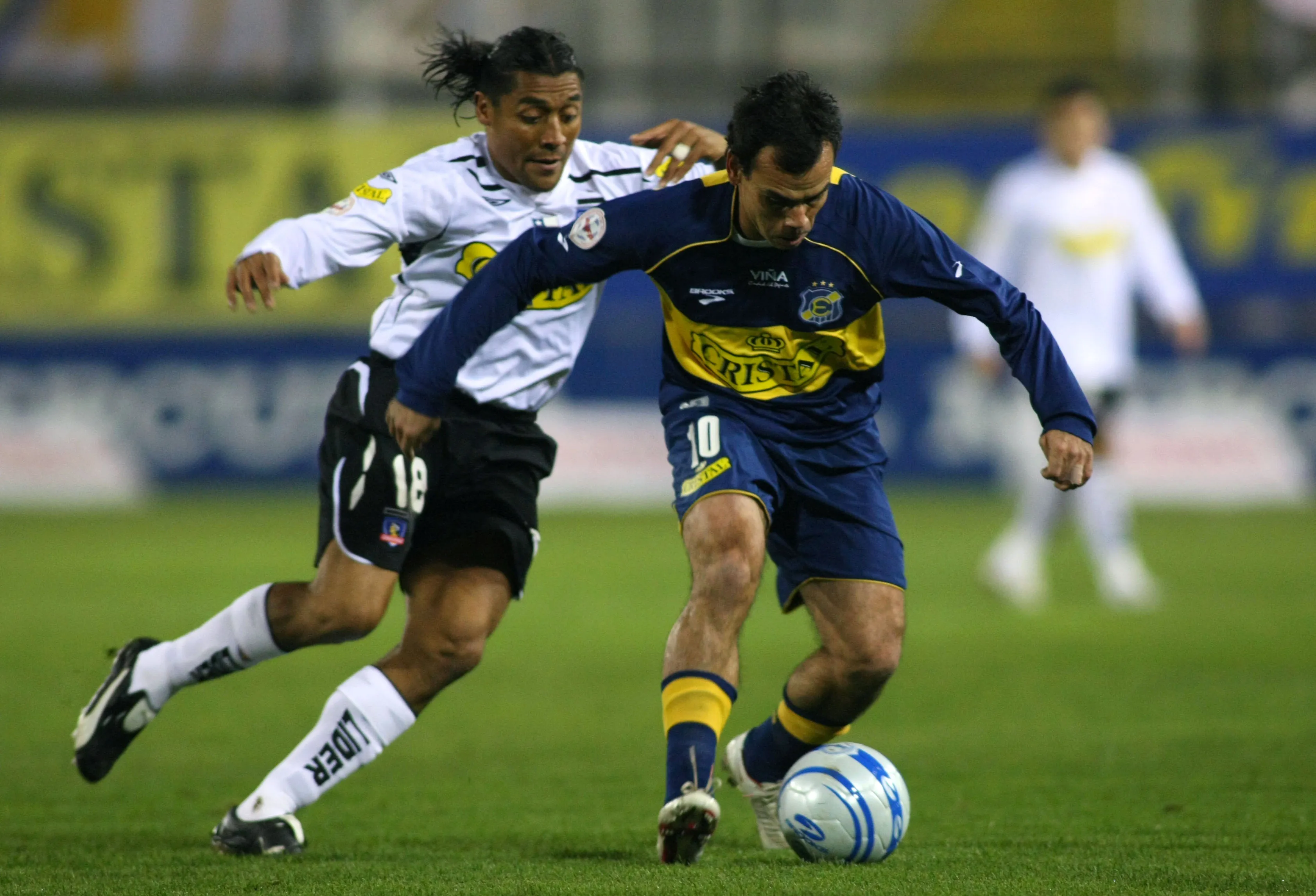 Jaime Riveros fue campeón en Everton y Wanderers, donde coincidió con Alex Varas. (MAX MONTECINOS/PHOTOSPORT).