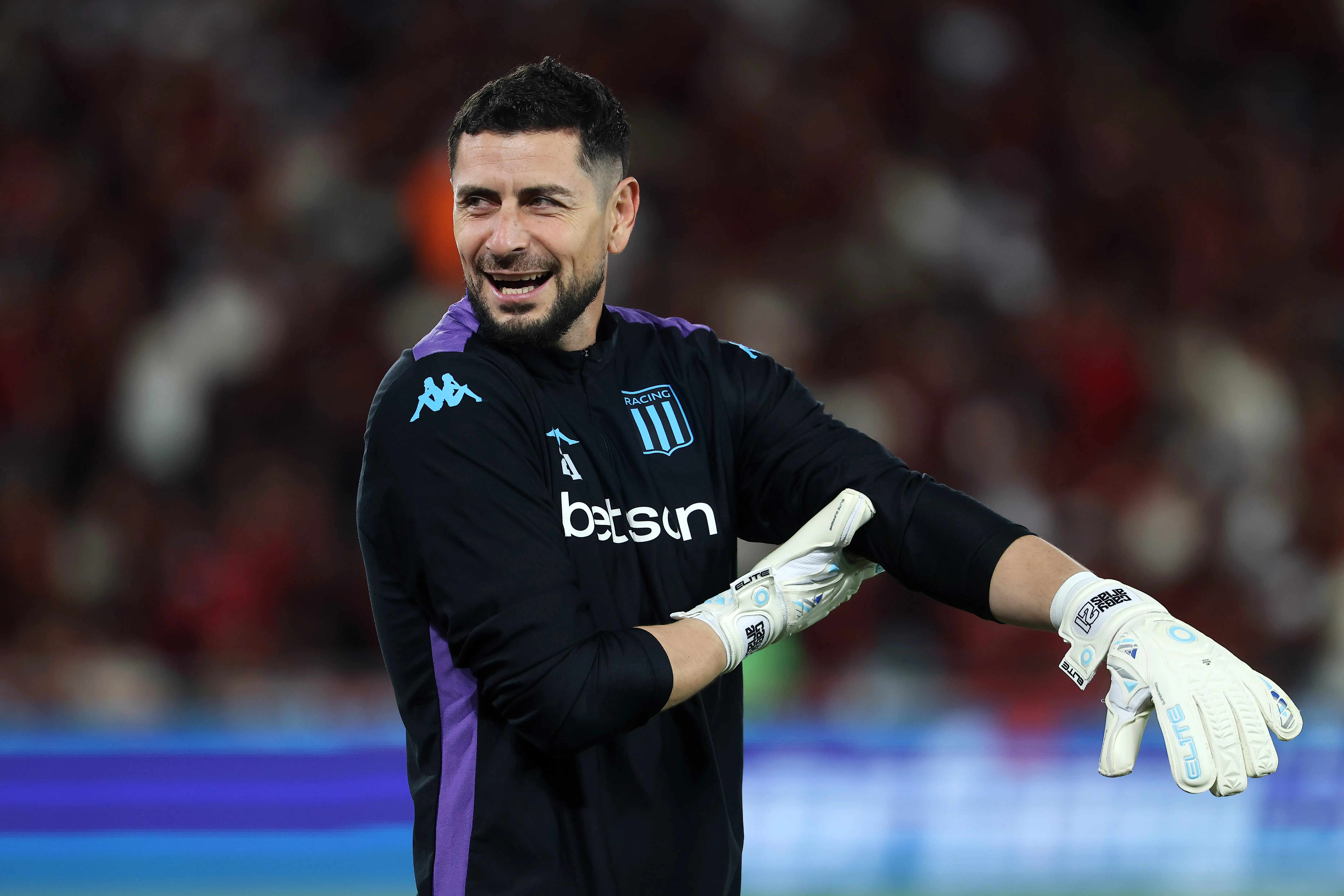 Gabriel Arias sabe su rol de referente en el cuadro rosarino. (Wagner Meier/Getty Images).