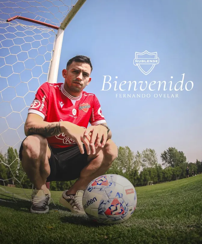 Fernando Ovelar ficha en los Diablos Rojos. Foto: Ñublense.