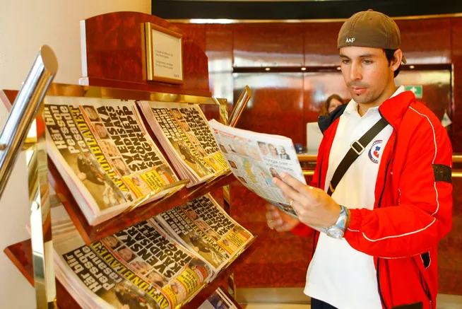 Ismael Fuentesen llega a Suecia para jugar por la Roja. (ANDRES PINA/PHOTOSPORT).