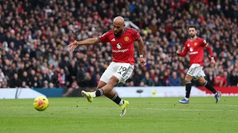Bryan Mbeumo marcó un gol en el derbi de Manchester.