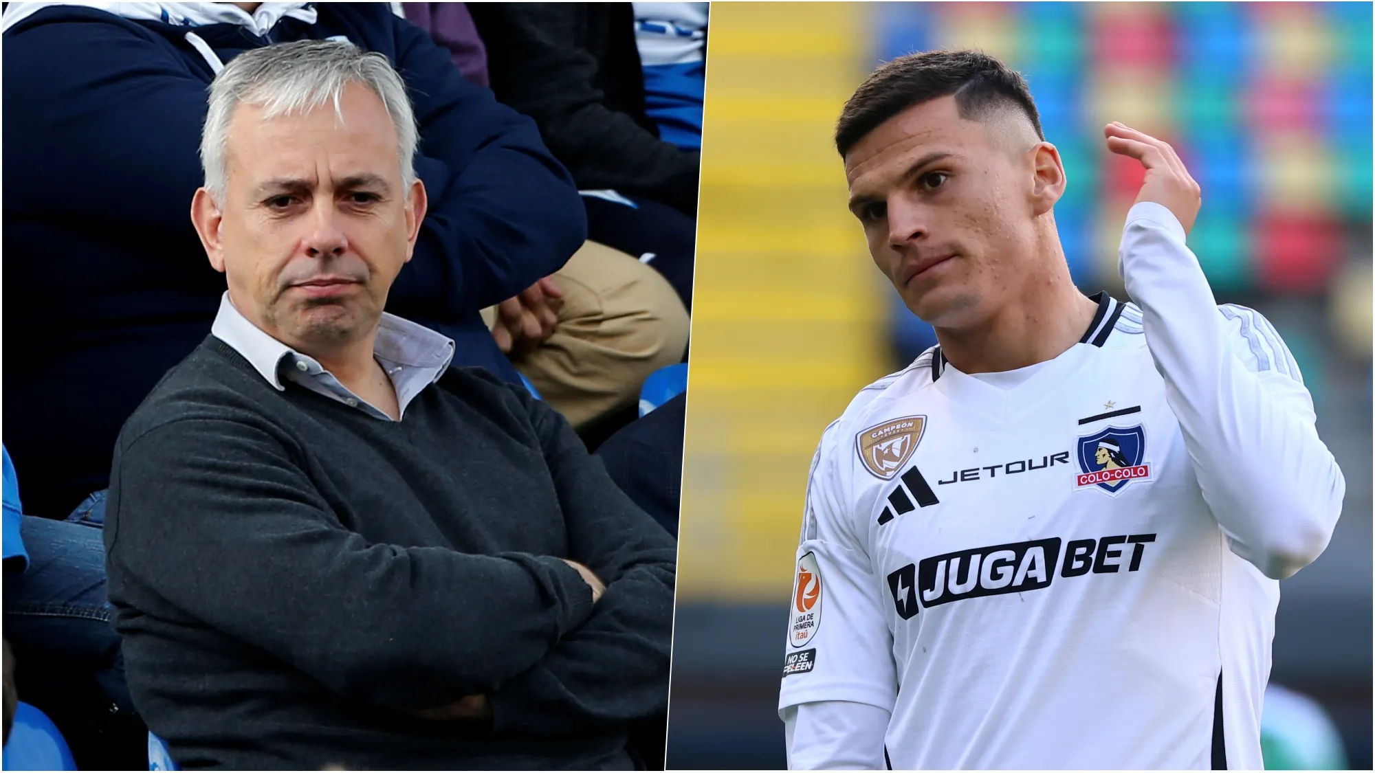 Lucas Cepeda aseguró que Fernando Felicevich le contó todo para que sus ganas de salir de Colo Colo crecieran. Foto: Photosport.