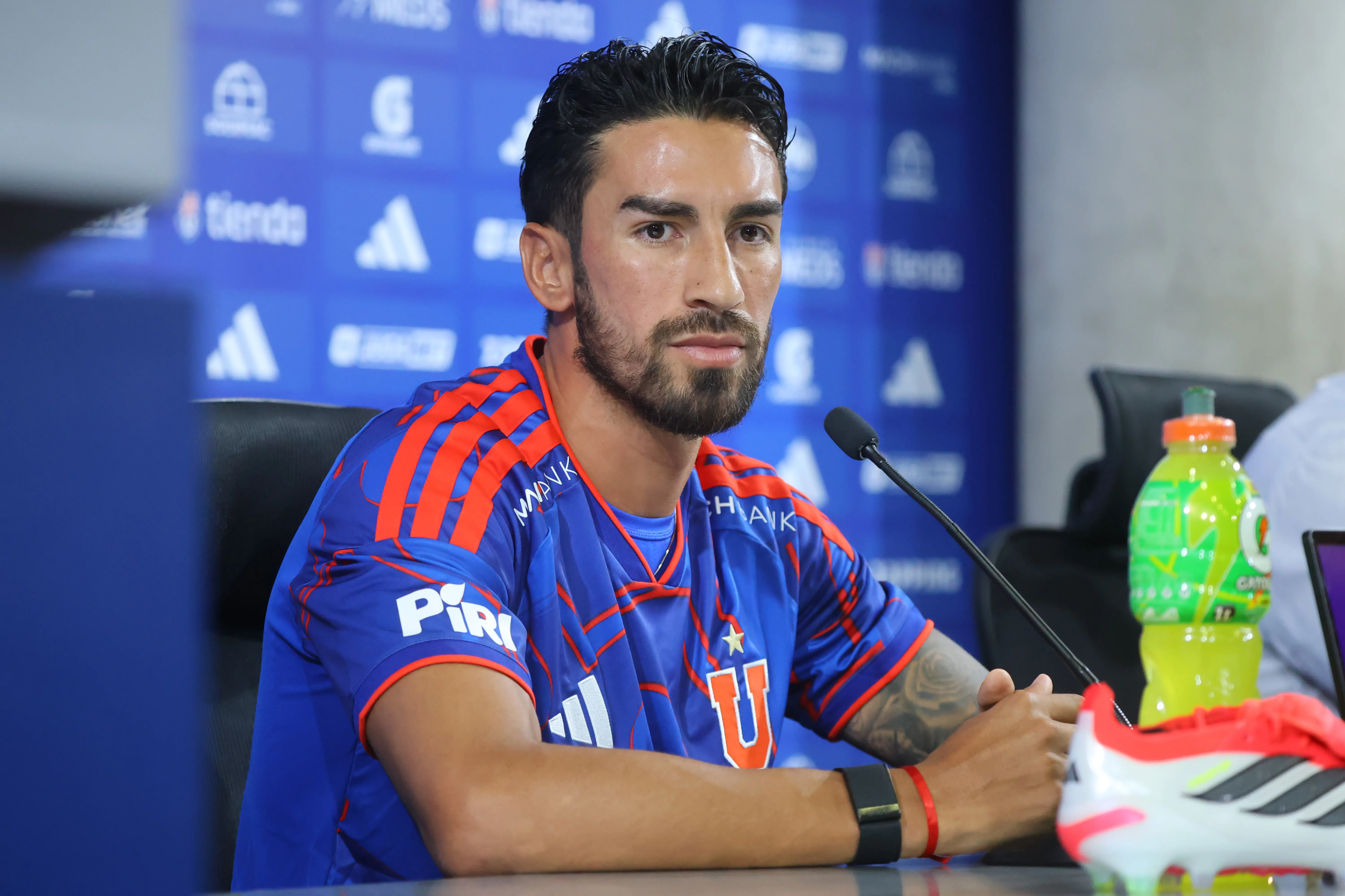 Lucero es el nuevo goleador de U. de Chile. Imagen: Photosport