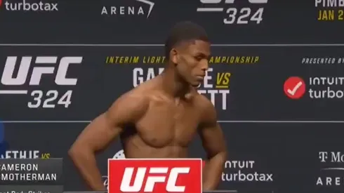 Momentos de dramatismo se vivieron con Cameron Smotherman tras su pesaje en la previa de UFC 324.