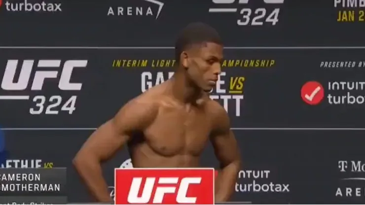 Momentos de dramatismo se vivieron con Cameron Smotherman tras su pesaje en la previa de UFC 324.