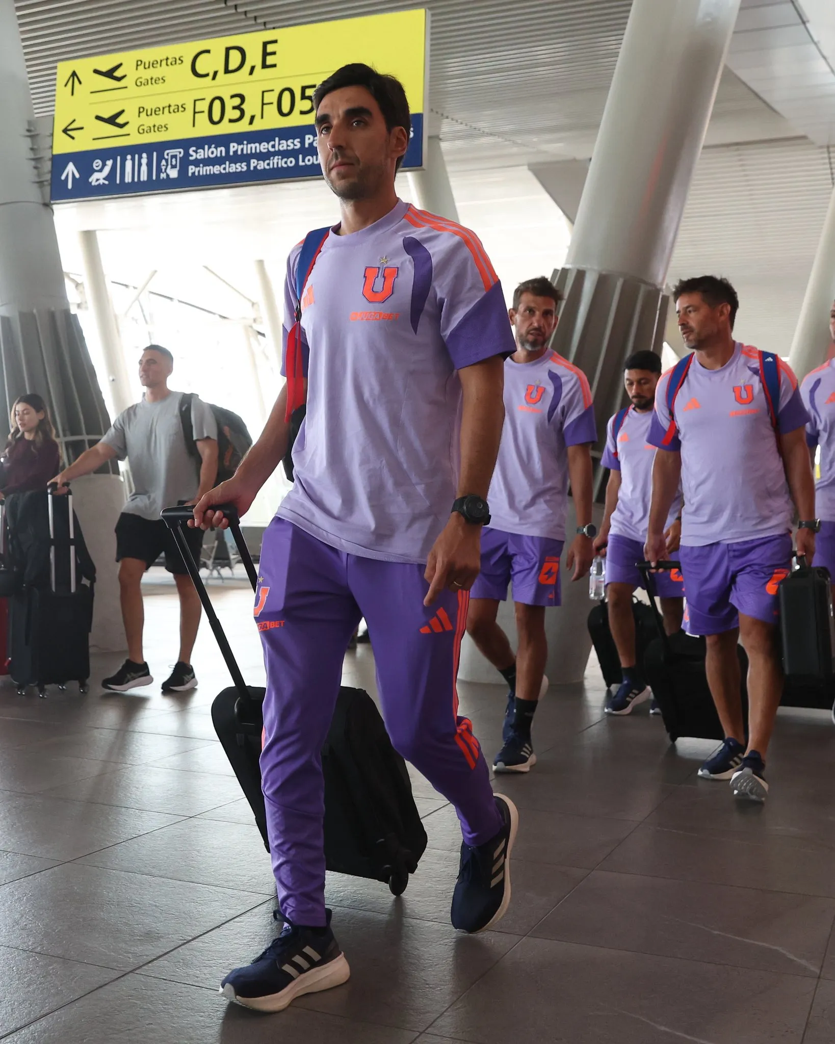 Paqui encabezó el viaje de la U a Perú.