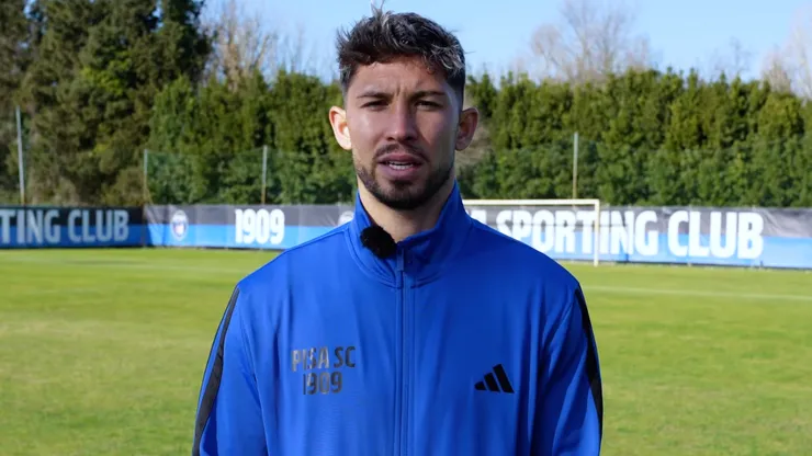 Felipe Loyola se quedó con las ganas de debutar en Pisa.