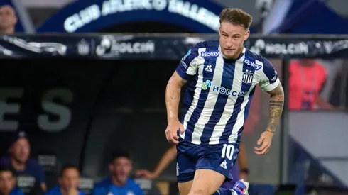 Bruno Barti celebró en el debut de Talleres