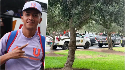 La U bajo un operativo policial en Perú.