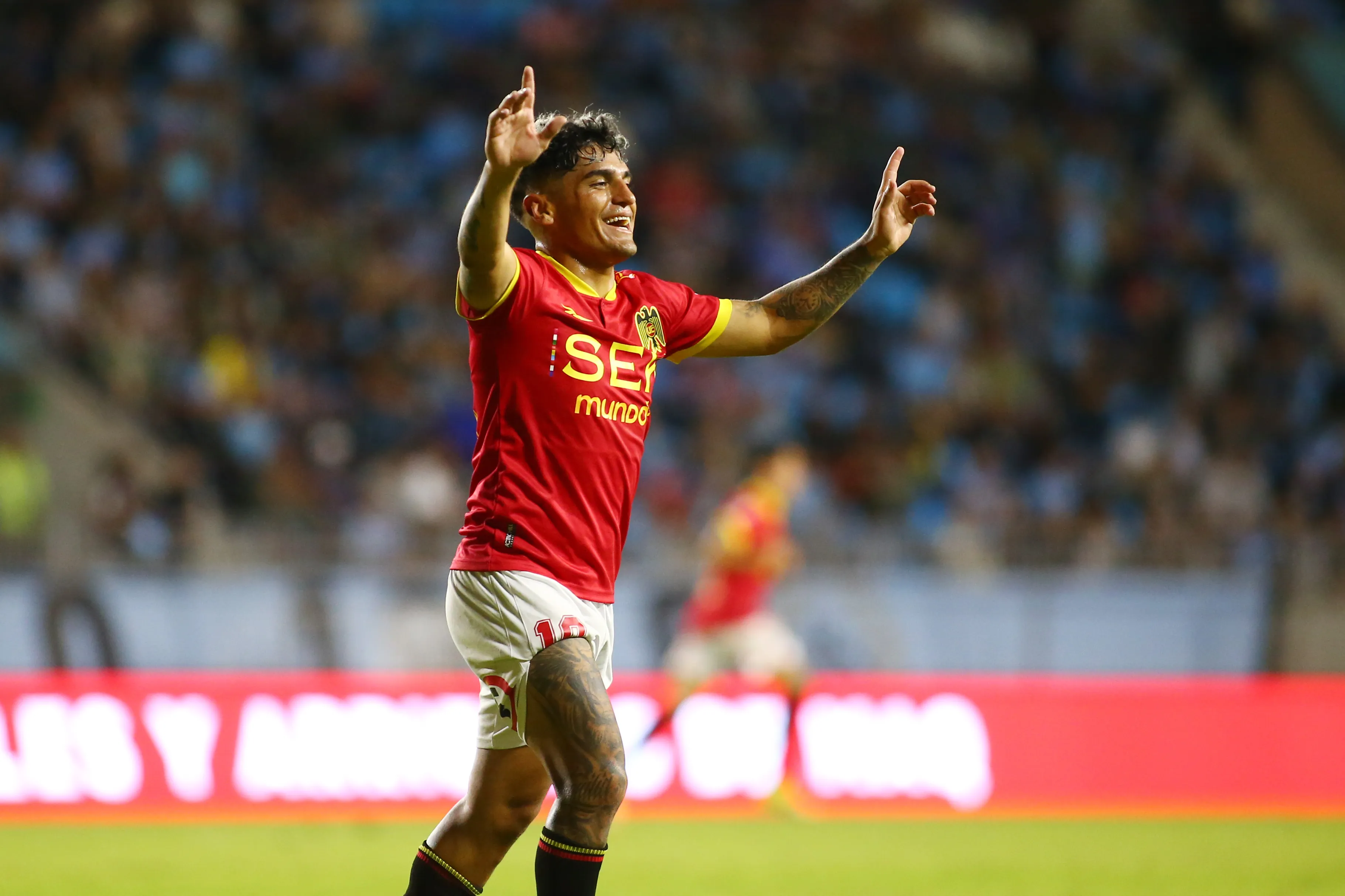 Ariel Uribe se va de Unión Española. Foto: Alex Diaz/Photosport