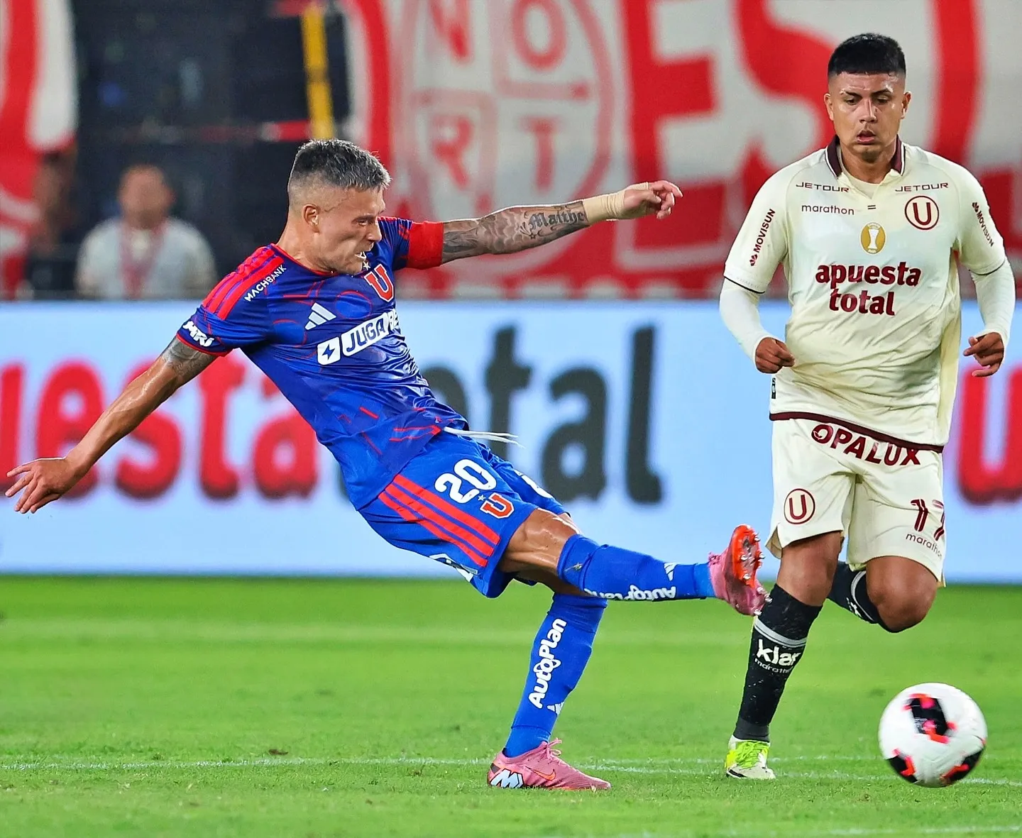 Pese a las altas expectativas, la U no logró brillar en su primer partido del año. | Foto: Universidad de Chile.