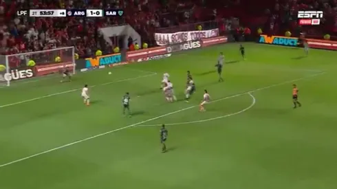 Brayan Cortés se lució en su debut en Argentinos Juniors