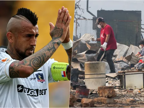 Colo Colo aplaude: enorme gesto de Vidal con víctimas de incendios
