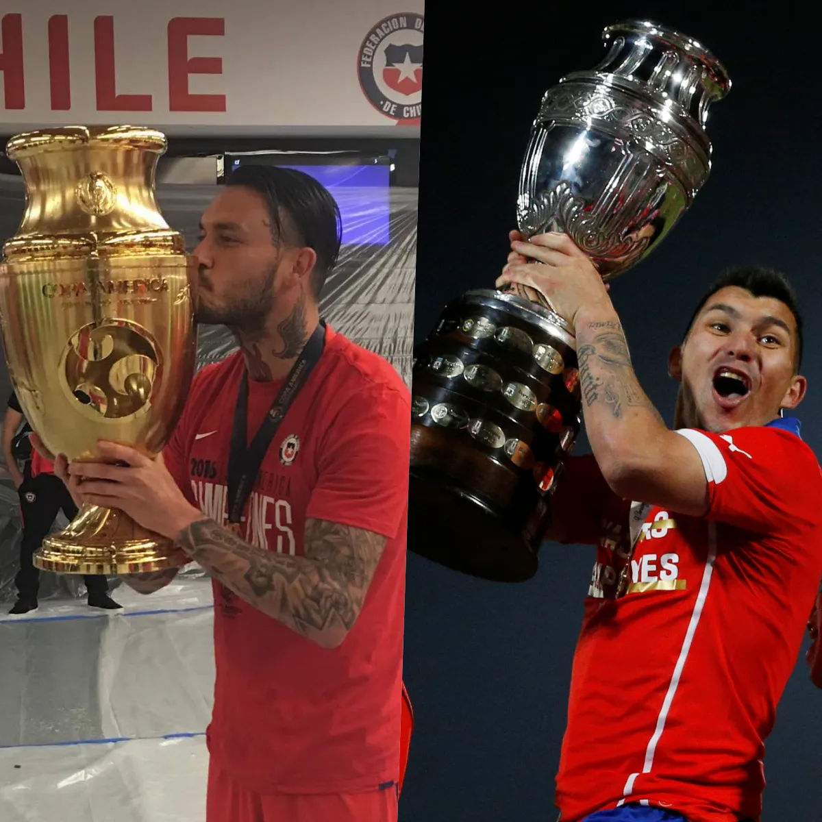 Ambos presentes en la Copa América 2015 y 2016