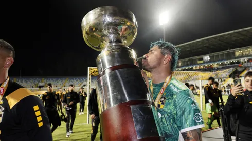 Sánchez celebrando la Supercopa.