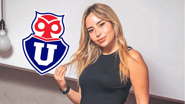 Nair Aliaga se anduvo enamorando de la hinchada de Universidad de Chile.