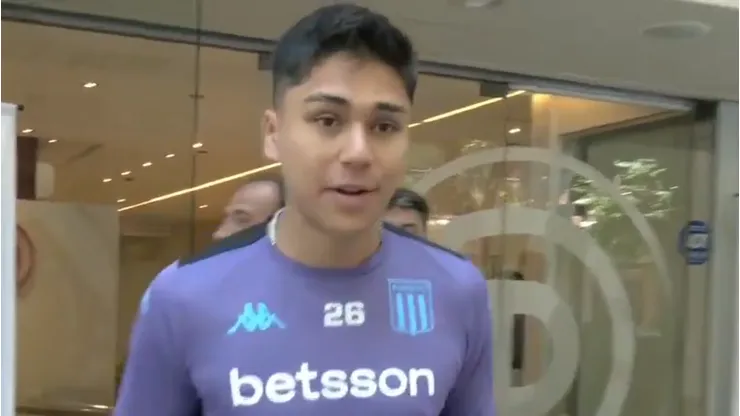 Damián Pizarro jugará con el "26" en Racing Club.