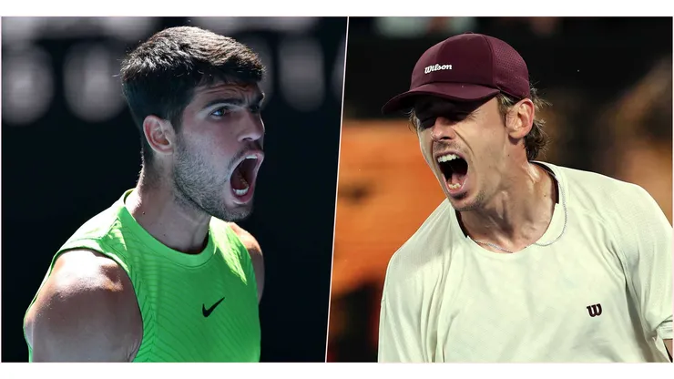 Alcaraz y De Minaur definen al segundo semifinalista del Australian Open 2026.