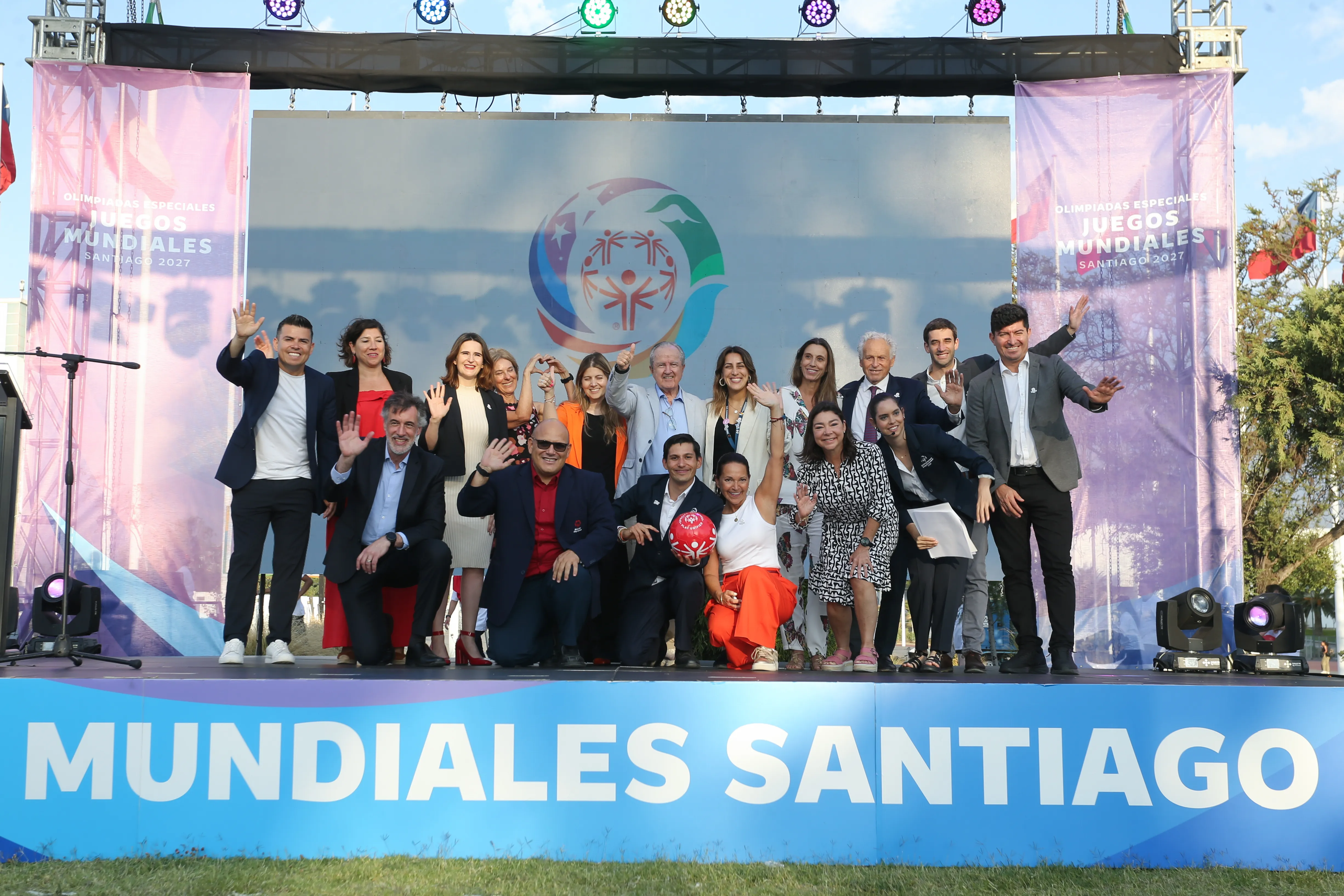 26 de ENERO del 2026/SANTIAGO
Lanzamiento logo de los Juegos Mundiales de Olimpiadas Santiago 2027, realizado en el Parque Estadio Nacional.

FOTO: JORGE DIAZ/THE MATCH