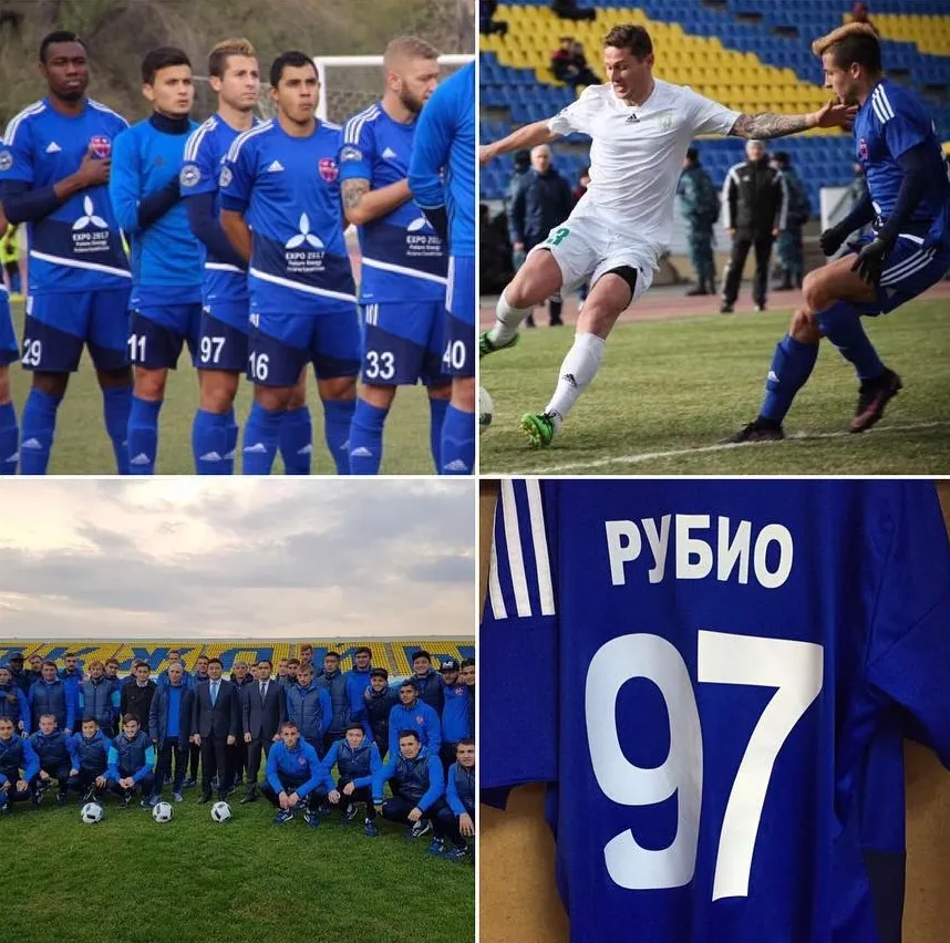 Matías Rubio en Kazajistán