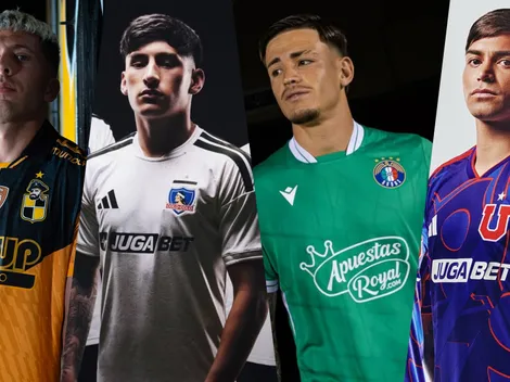 Mira las 16 camisetas que de la Liga de Primera 2026 del fútbol chileno
